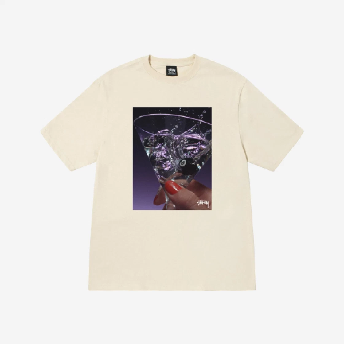 SASOM | apparel Stussy Martini T-Shirt Putty Check the latest price now!