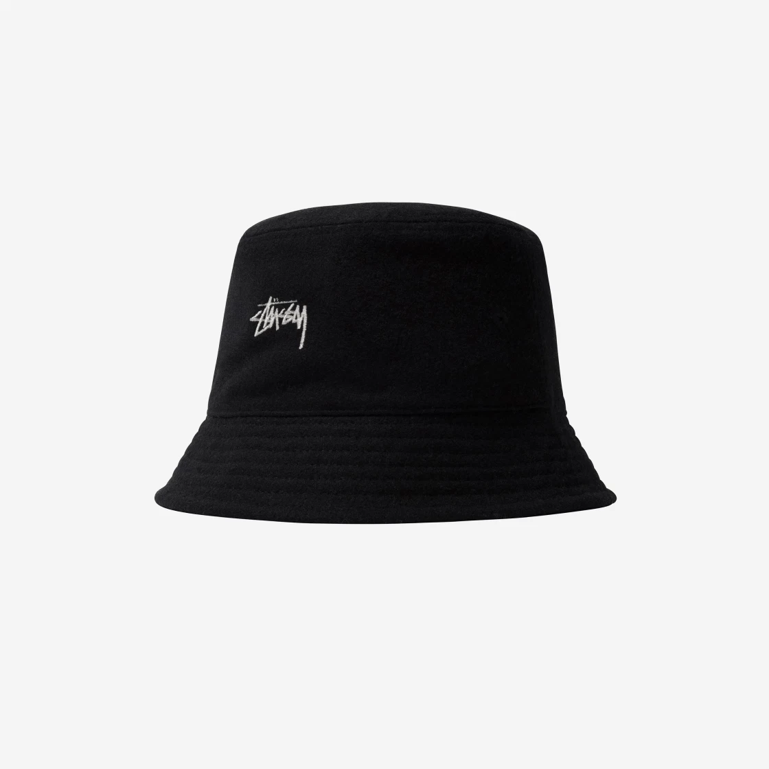 Buy Stussy Melton Wool Deep Bucket Hat Black | SASOM Buy Stussy Melton Wool Deep Bucket Hat Black | SASOM