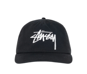 Buy Stussy Mid Depth Big Stock Snapback Shadow Black at Sasom – Authentic and Ready to Ship