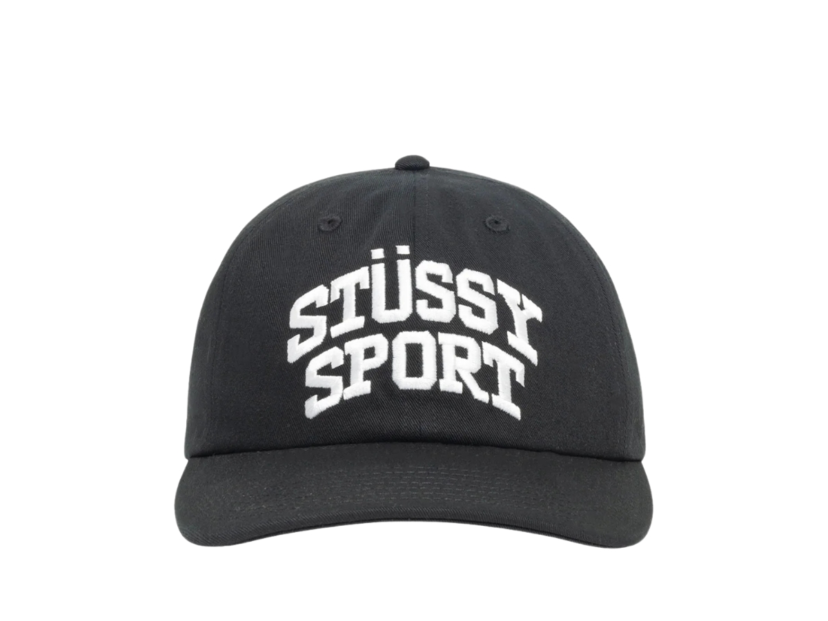 Buy Stussy Mid Depth Stussy Sport Snapback Black | SASOM