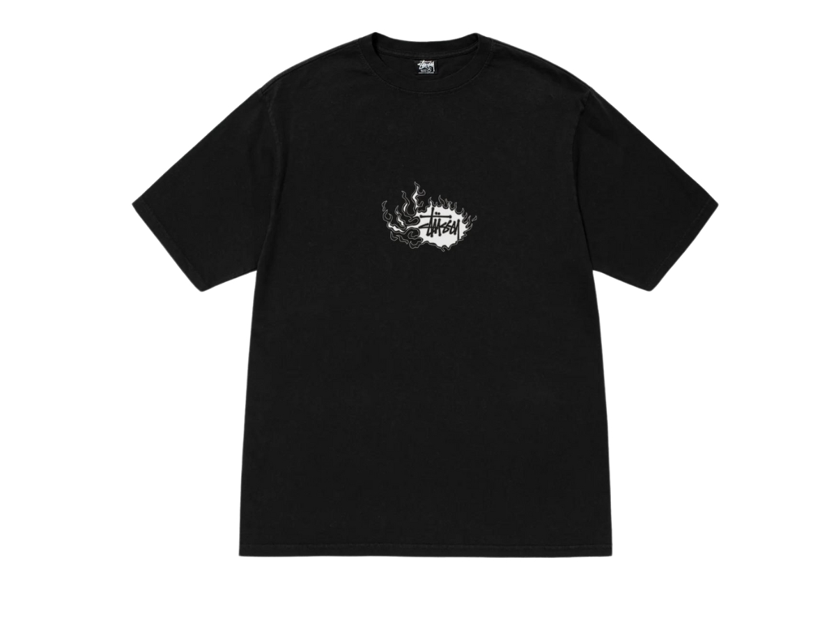 Buy Stussy Mosaic Dragon Tee Pigment Dyed Black | SASOM
