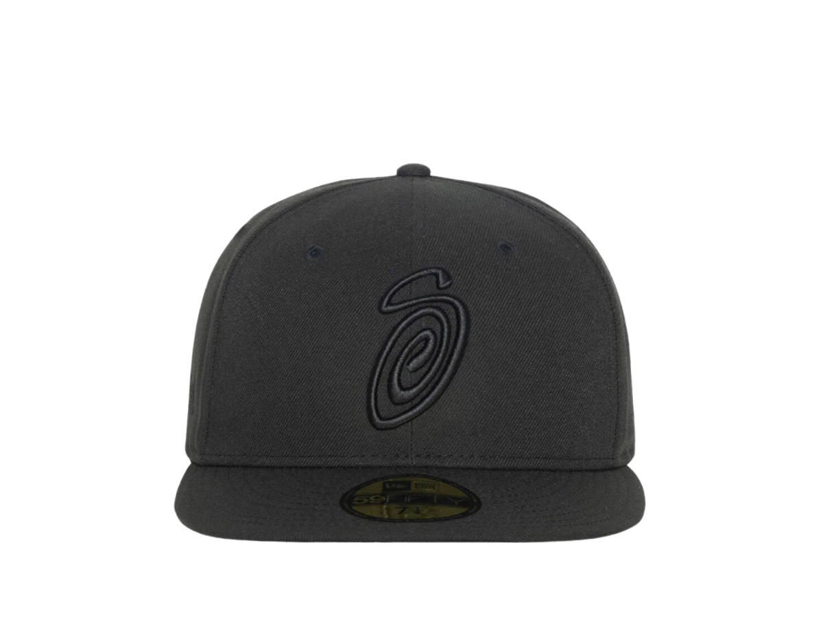 えーす様24AW STUSSY NEW ERA 59FIFTY SWIRLY S Stussy x New Era Curly S 59Fifty Fitted Cap White/Black Men's - US
