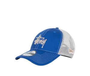 Buy Stussy New Era 9twenty Basic Trucker Bright Royal at Sasom – Authentic and Ready to Ship