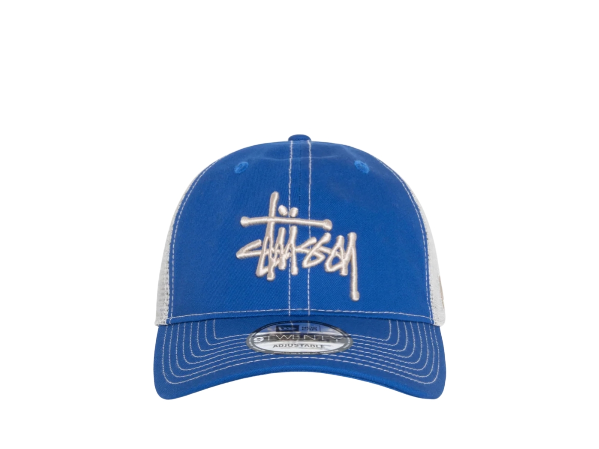 Stussy New Era 9twenty Basic Trucker Bright Royal | ของแท้