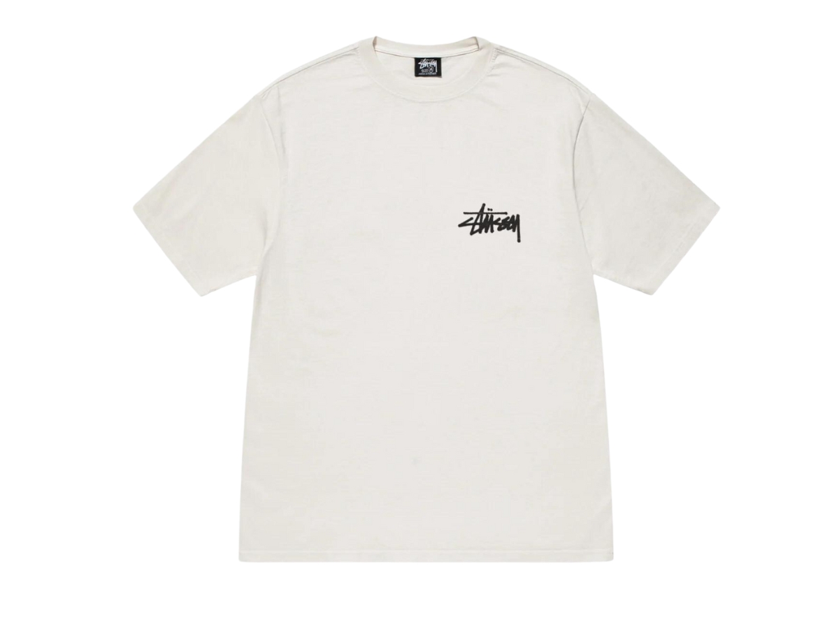 SASOM | apparel Stussy Old Phone Tee Pigment Dyed Natural Check the ...