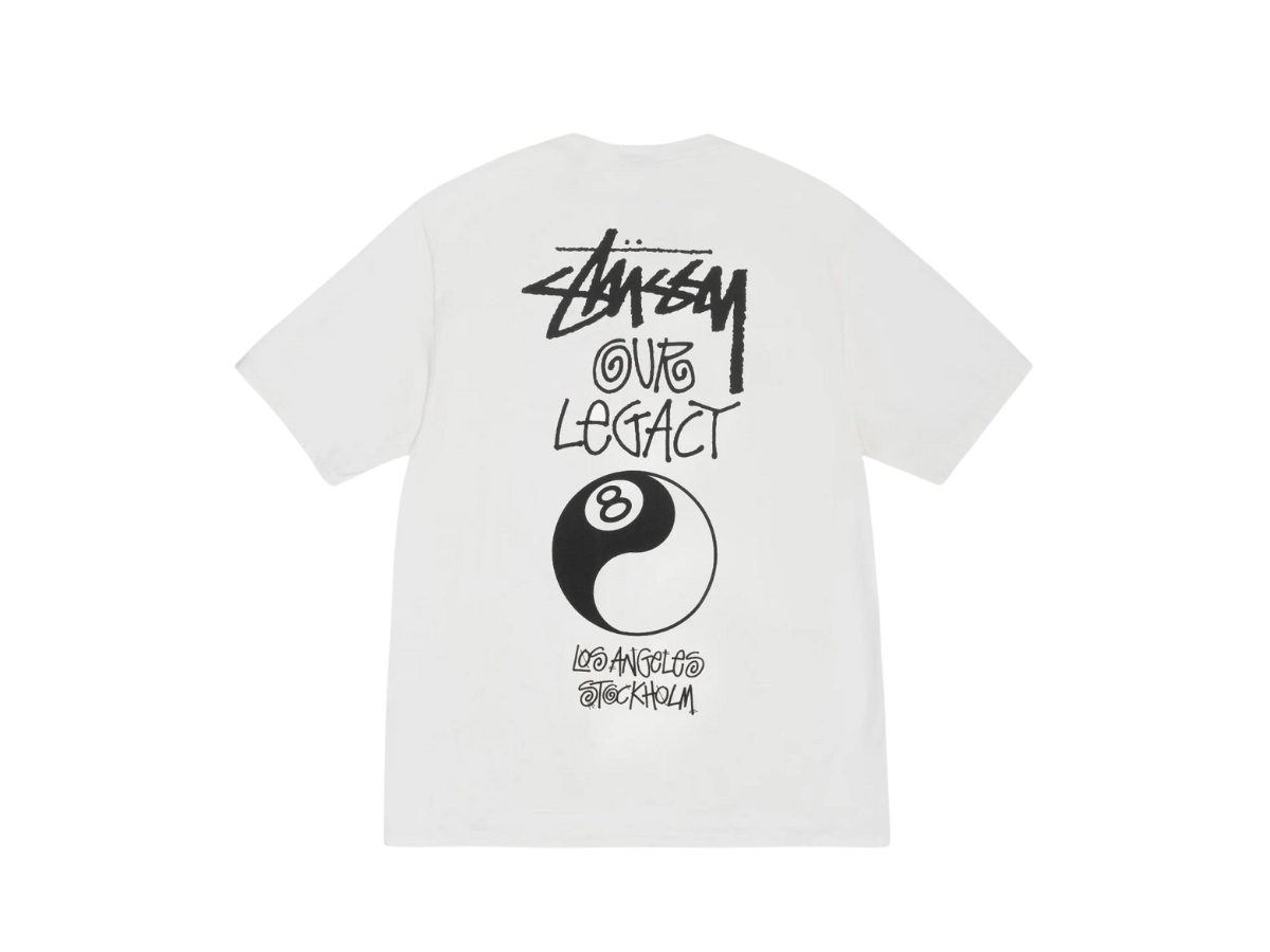 SASOM | apparel Stussy Our Legacy Work Shop 8 Ball Yin Yang Tee Pigment Dyed  Natural Check the latest price now!