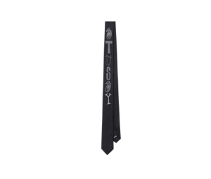 Buy Stussy Ransom Jacquard Tie Black at Sasom – Authentic and Ready to Ship