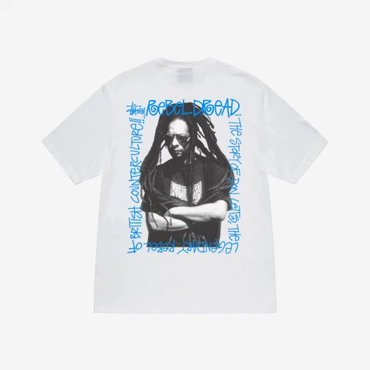 Buy Stussy Rebel Dread T-Shirt White at Sasom – Authentic and Ready to Ship