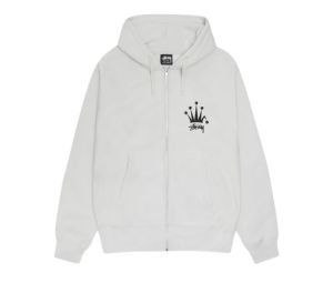 Stussy Regal Crown Zip Hoodie Berry  ステューシー パーカー ☆韓国の人気☆【Stussy】☆REGAL CROWN ZIP HOODIE☆BERRY