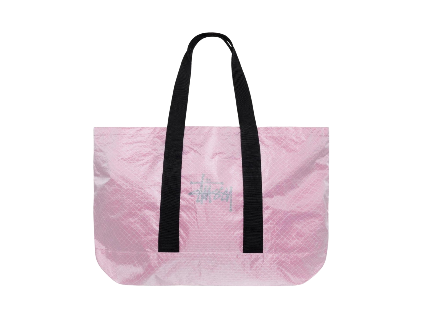 Stussy Ripstop Overlay Extra Large Tote Bag Hot Pink