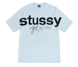 ช้อป Stussy S64 Pigment Dyed Tee Sky Blueของแท้ที่ SASOM