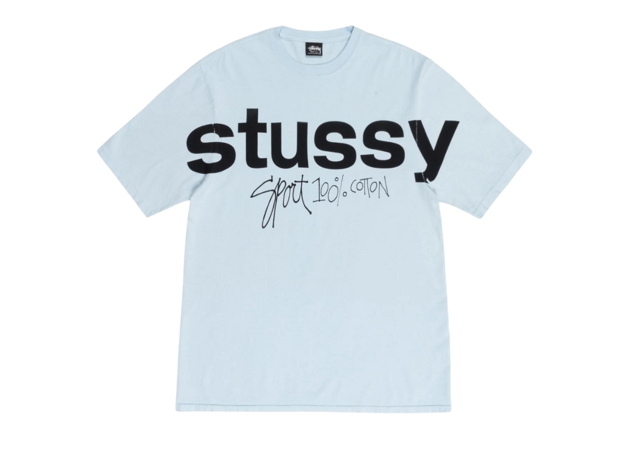 Buy Stussy Sport 100% Pigment Dyed Tee Sky Blue | SASOM