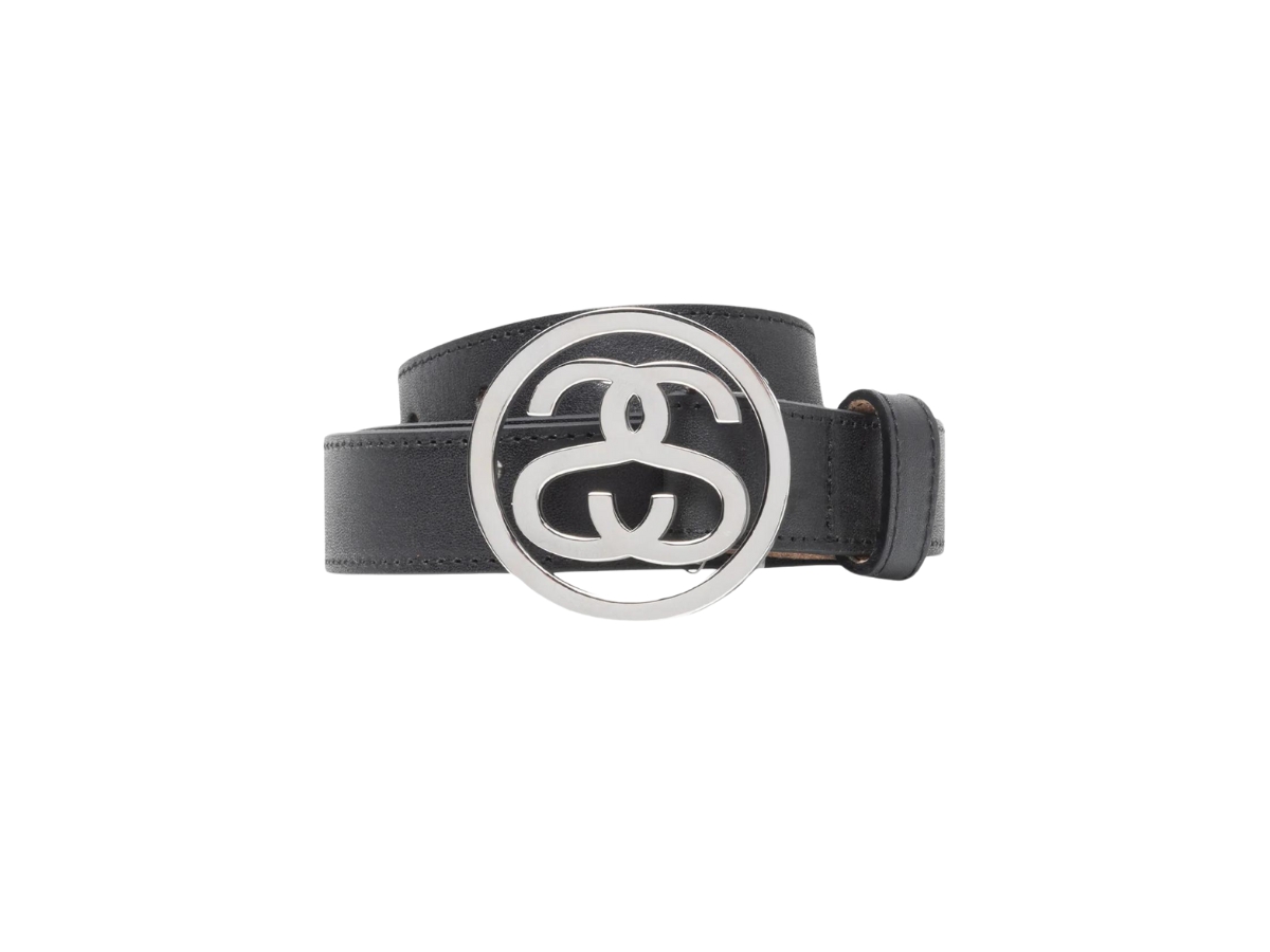 SASOM | accessories Stussy SS-Link Buckle Belt Black Check the