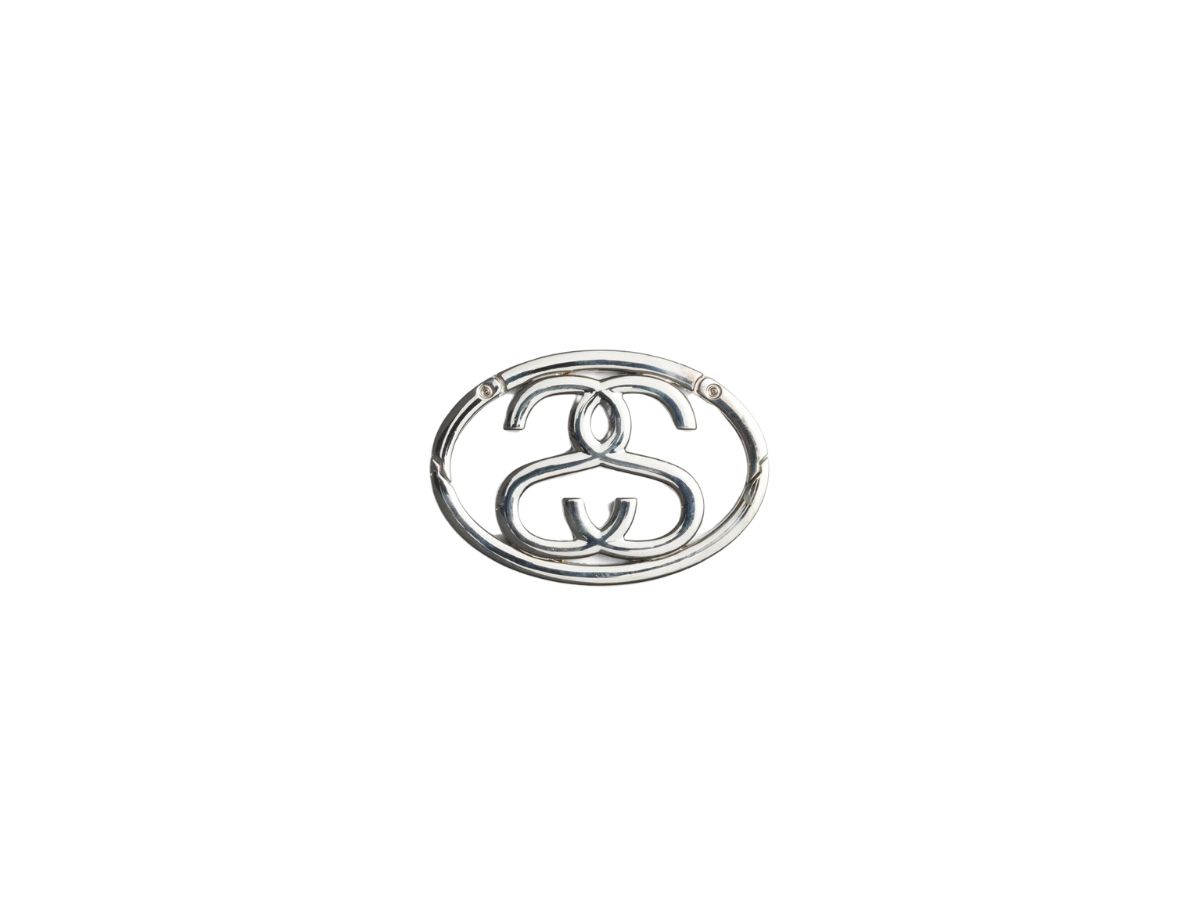 Stussy SS Link Carabiner Silver Shop Authentic at SASOM
