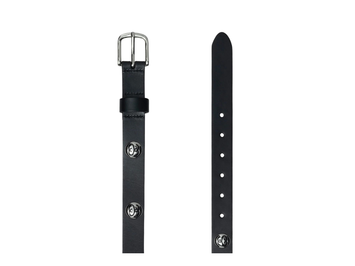 SASOM | accessories Stussy SS-Link Studded Belt Metal Buckle Black 