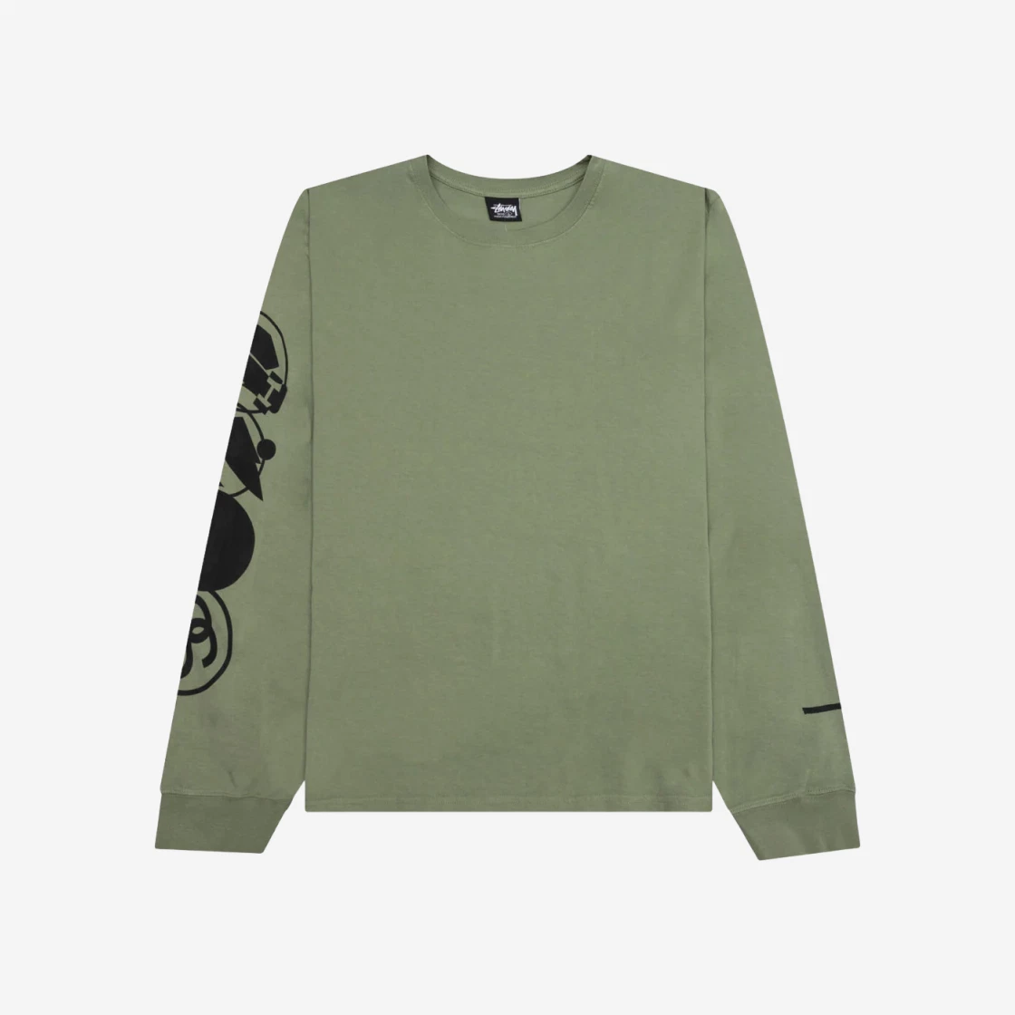 ★人気【STUSSY】★BASIC STOCK LS THERMAL LS T-Shir.t★Olive Stussy Stacked Pigment Dyed LS T-Shirt Artichoke | ของแท้