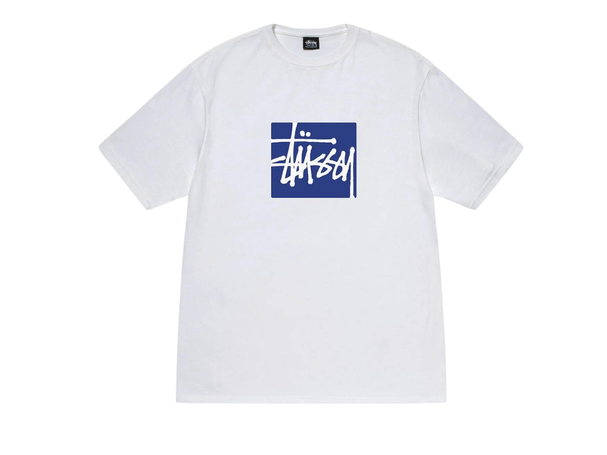 ★送料・関税込★STUSSY★STOCK BOX TEE★WHITE★ Stussy Stock Box Tee White Shop Authentic at SASOM