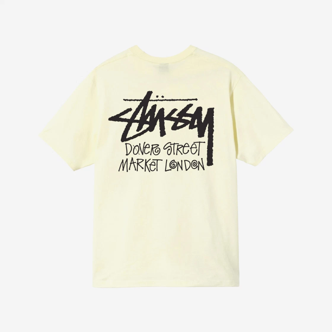 Stüssy: DSM Men's Los Angeles Crewneck (Pale Yellow) | DSMNY