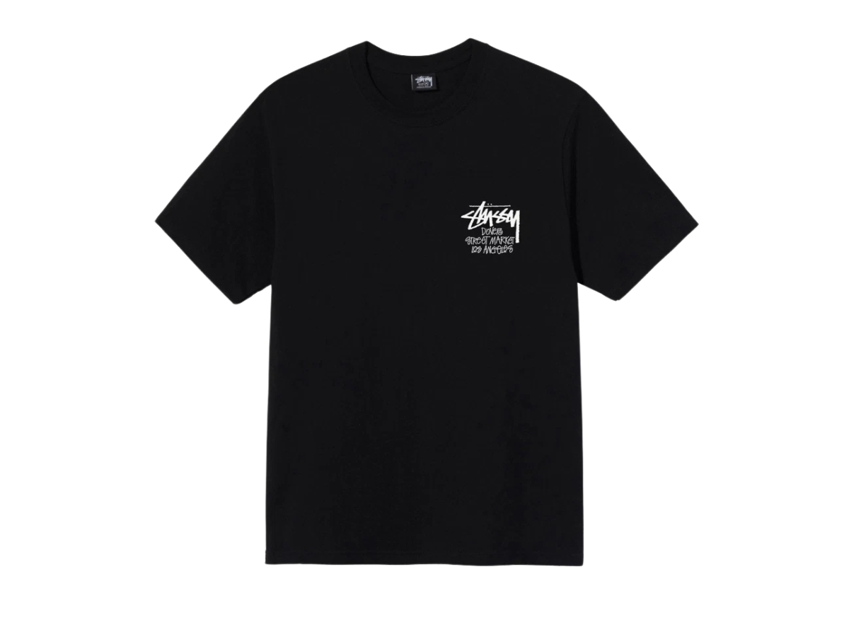 ★早期完売★【Stussy】Sport Script T-Shirt Camo Stussy Stock DSM Los Angeles T-Shirt Black (2021) | ของแท้