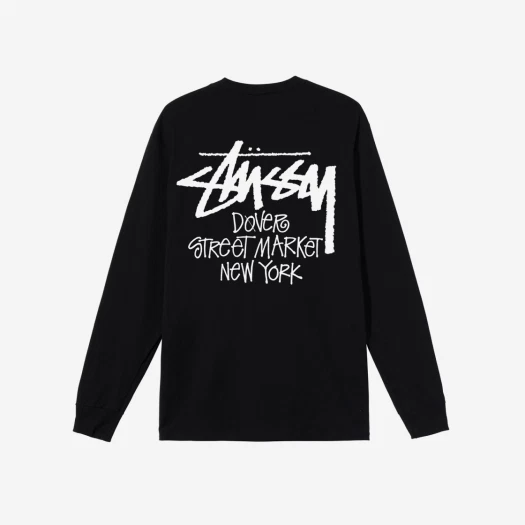Buy Stussy Stock DSM New York LS T-Shirt Black | SASOM