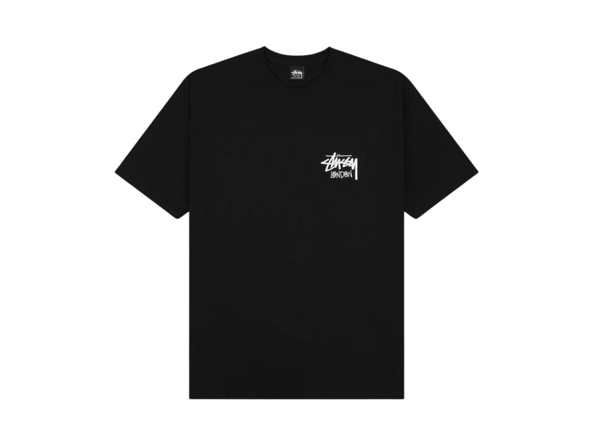 Stussy Stock London T-Shirt Black 2023， 2024 ★追跡可 