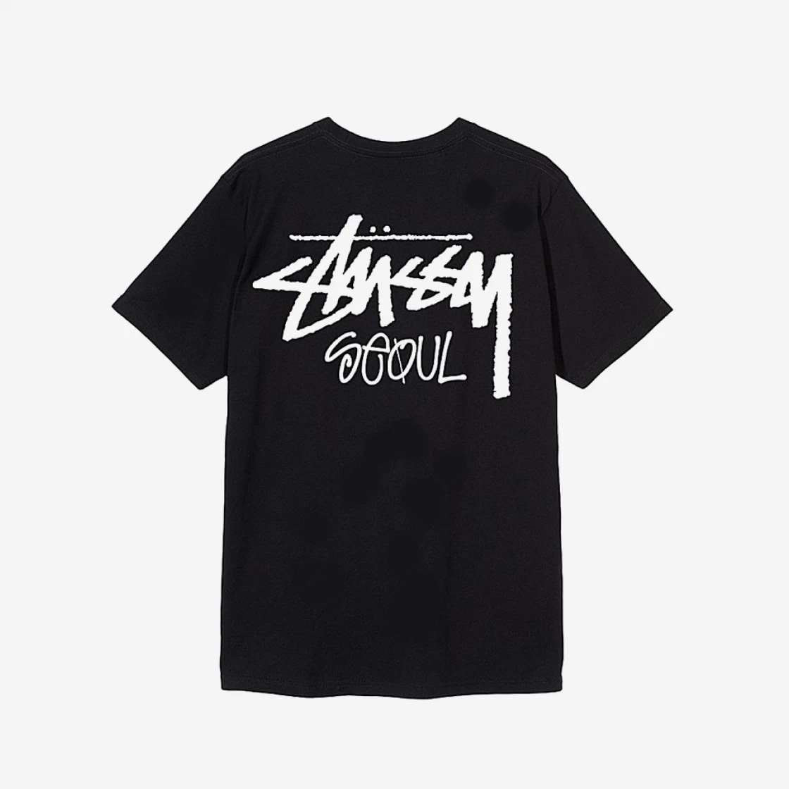 SASOM | apparel Stussy Stock Seoul T-Shirt Black 2022 Check the