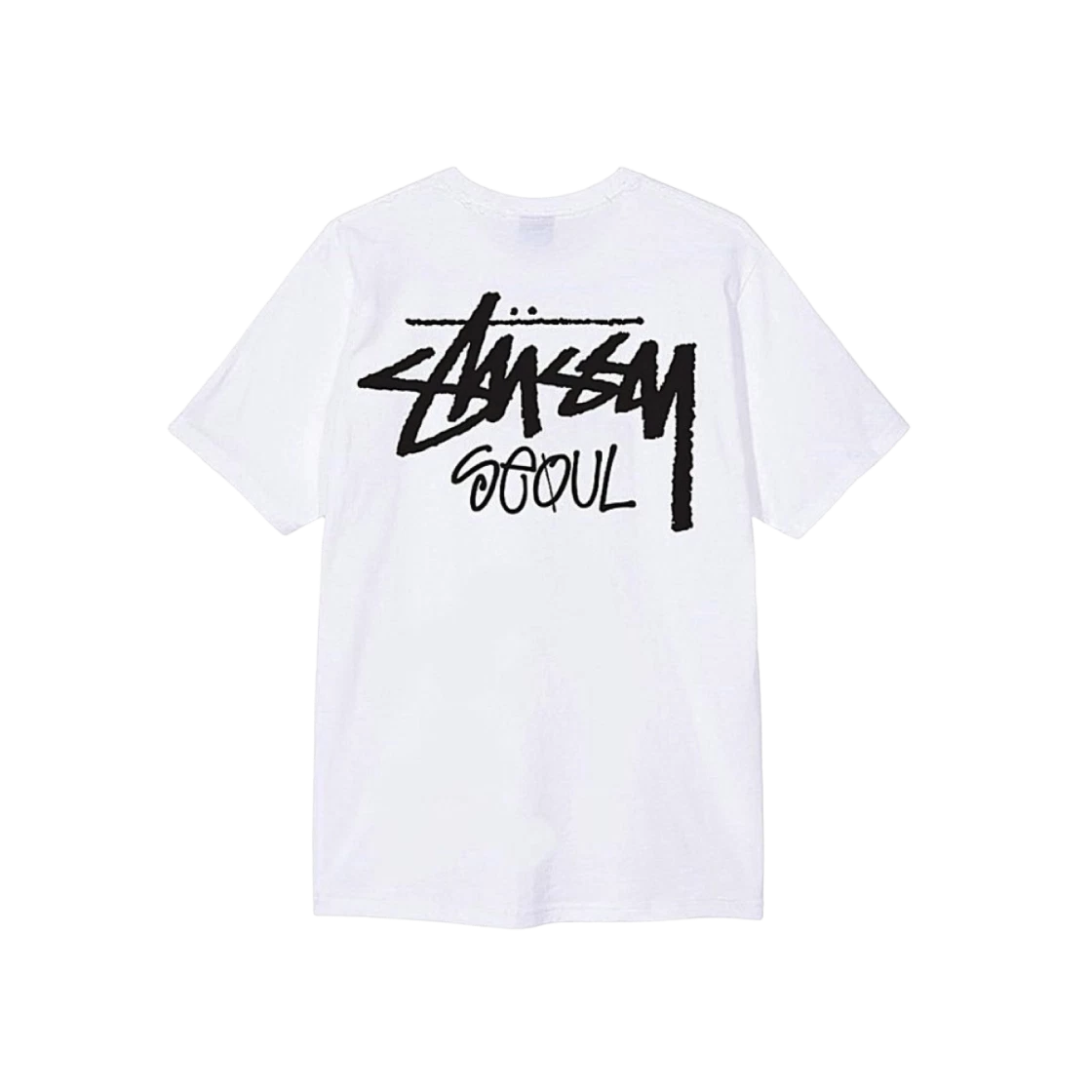 Stussy Stock Seoul LS T-Shirt White 2023-