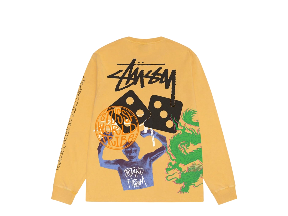 Buy Stussy Strike Ls Tee Pigment Dyed Honey | SASOM