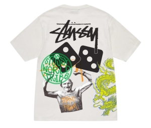Stussy Strike Pigment Dyed Tee Natural