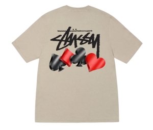 Buy Stussy Suits Tee Khaki at Sasom – Authentic and Ready to Ship