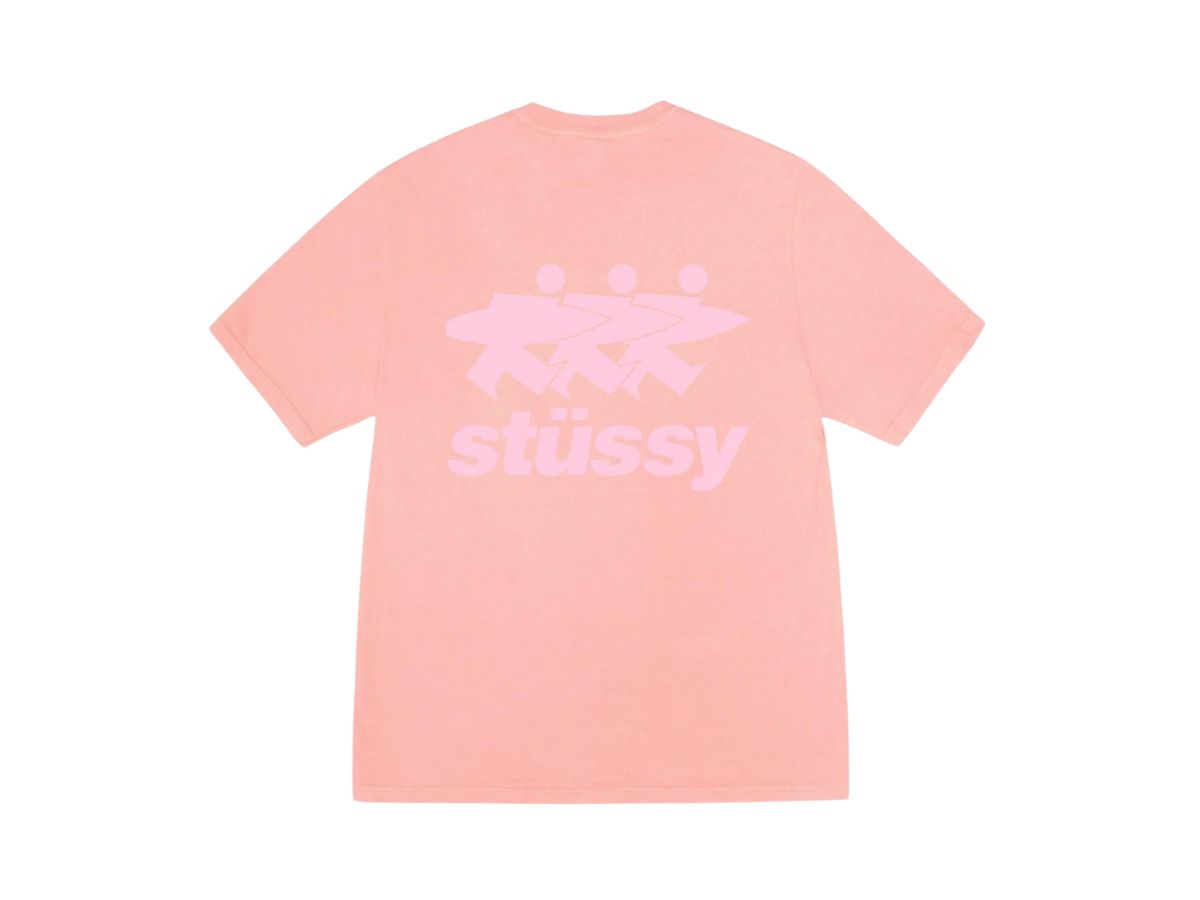 Pigment Dyed Stussy Coral Shirt Stussy Basic Pigment Dyed T-Shirt 