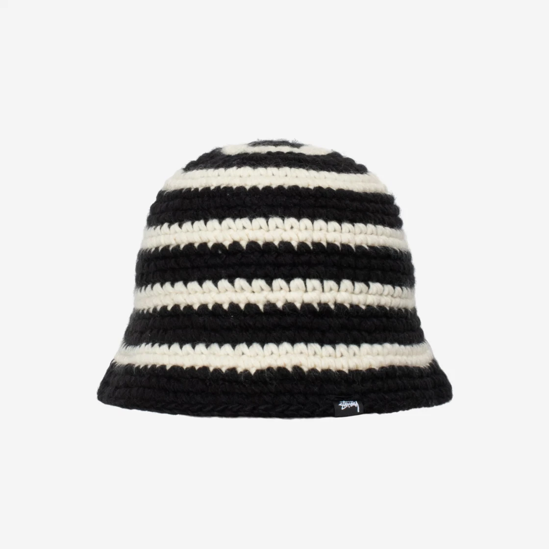 SASOM | accessories Stussy Swirl Knit Bucket Hat Black Check the