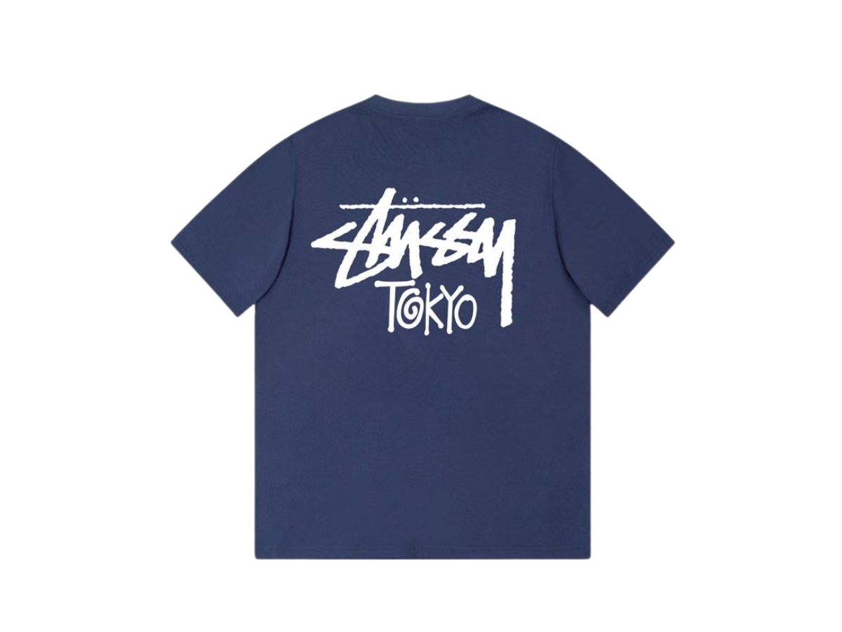 トップス Stussy Tokyo Exclusive L/S Tee Blue L Stussy Tokyo Exclusive L/S Tee Blue L Basic Stüssy LS Tee – Navy