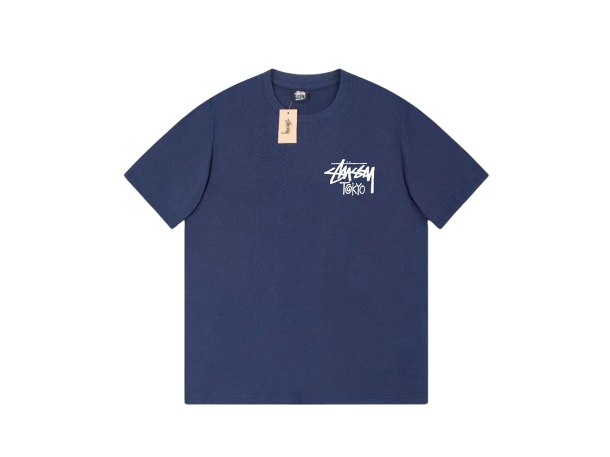 トップス Stussy Tokyo Exclusive L/S Tee Blue L Stussy Tokyo tee Navy Blue Shop Authentic at SASOM