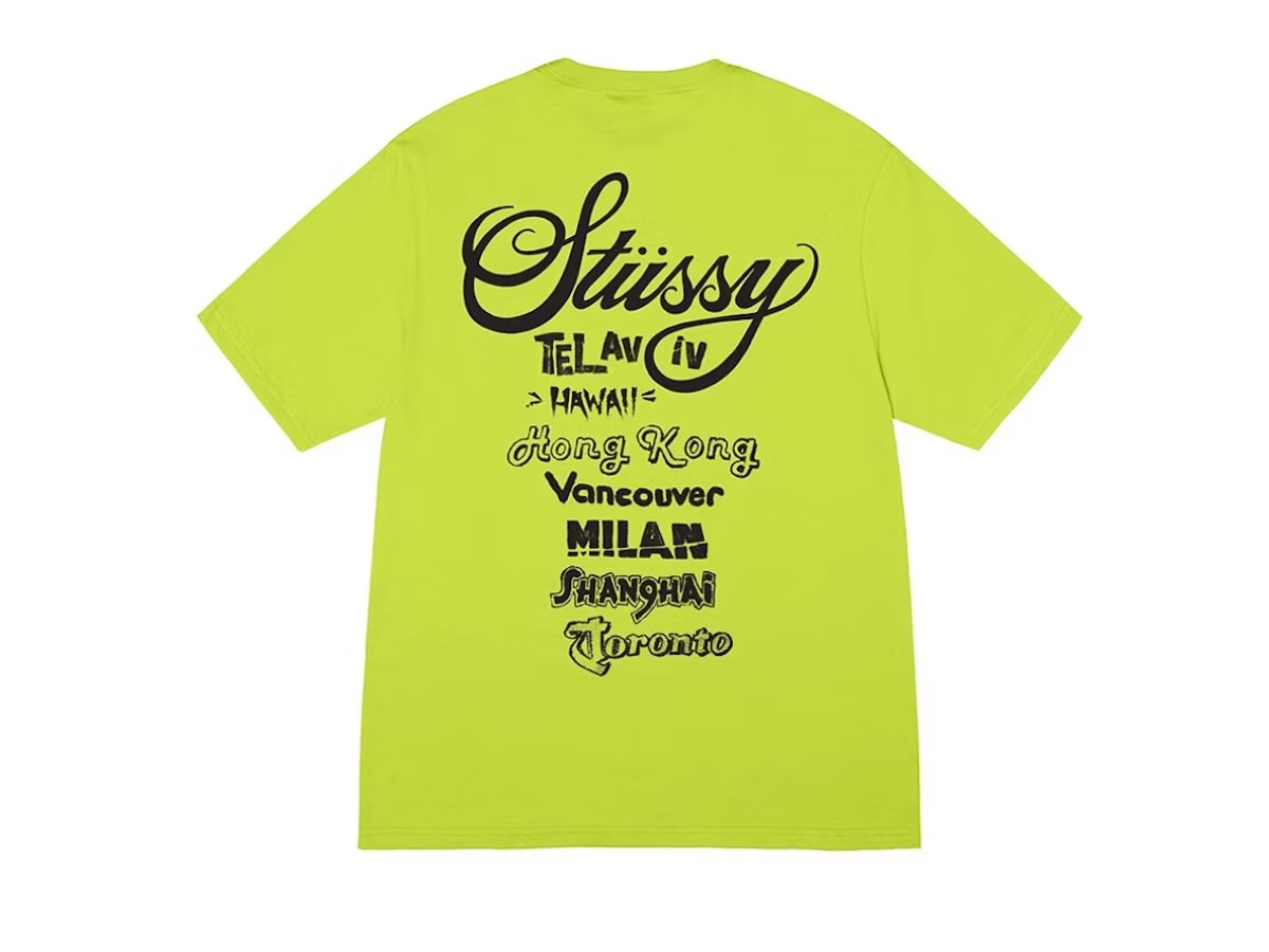 SASOM | apparel Stussy Tour Tee Keylime Check the latest price now!