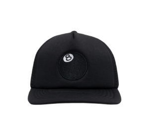 Buy Stussy Trucker 8 Ball Snapback Black at Sasom – Authentic and Ready to Ship