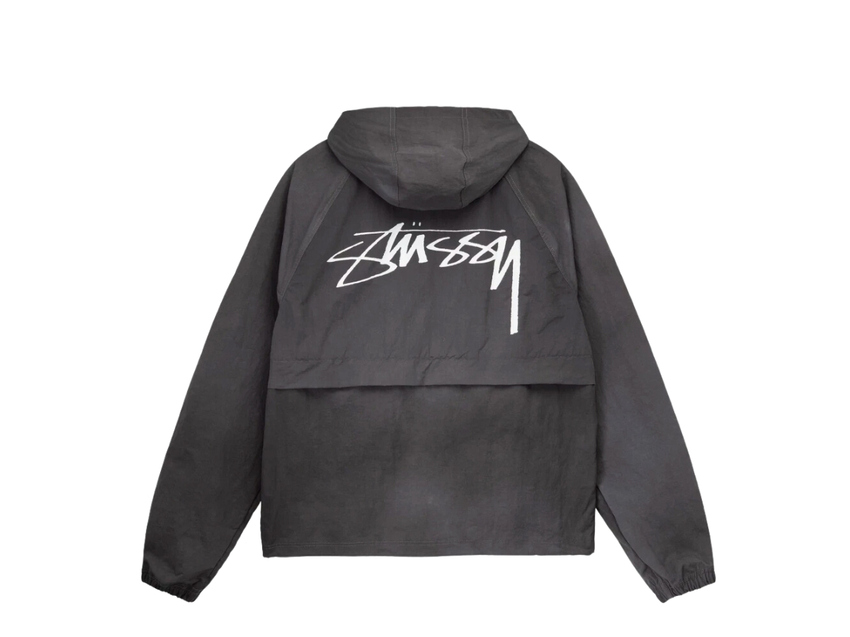 SASOM | apparel Stussy Wave Dye Beach Shell Jacket Black Check the latest  price now!