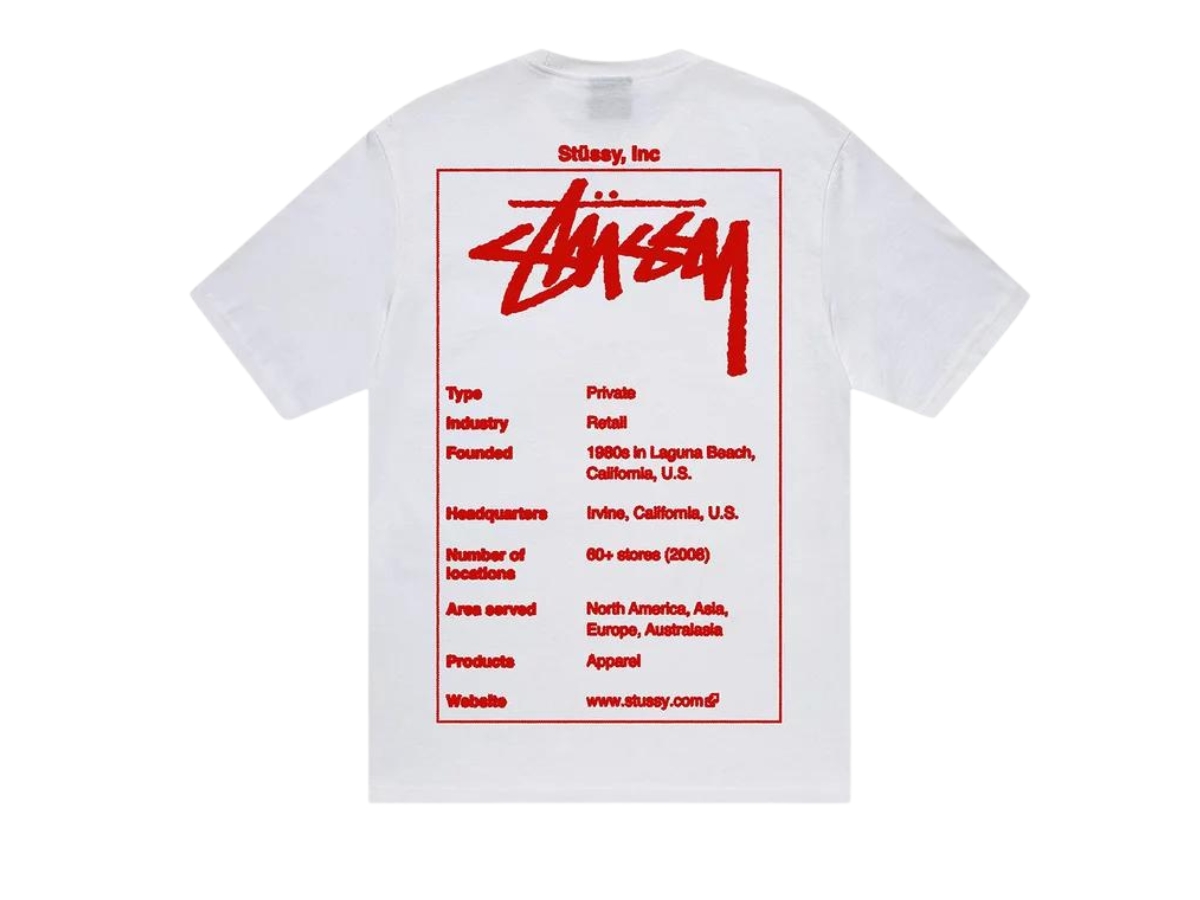 *新作アイテム'SU23* Stussy Wiki Tee Stussy Wiki Tee - POIZON