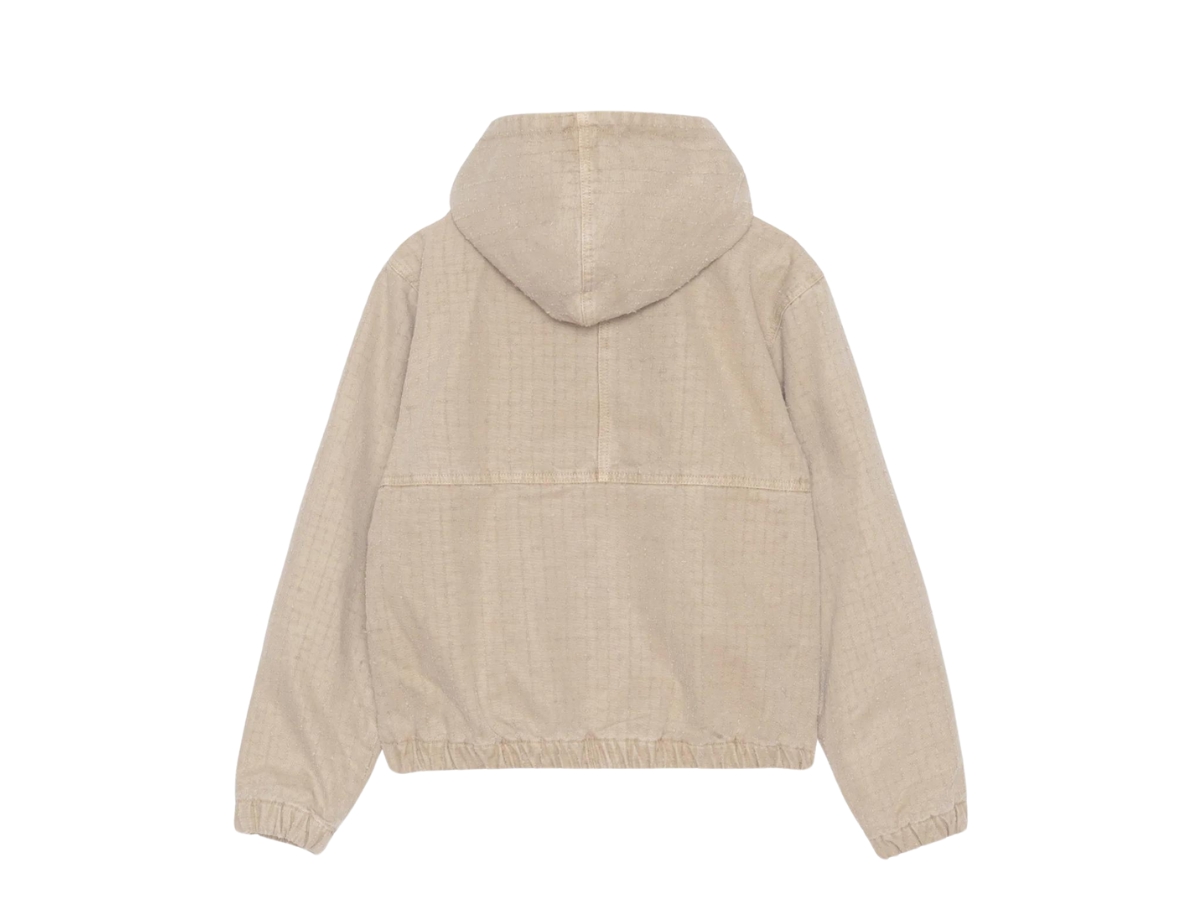 Buy Stussy Work Jacket Canvas Needle Punch Khaki | SASOM