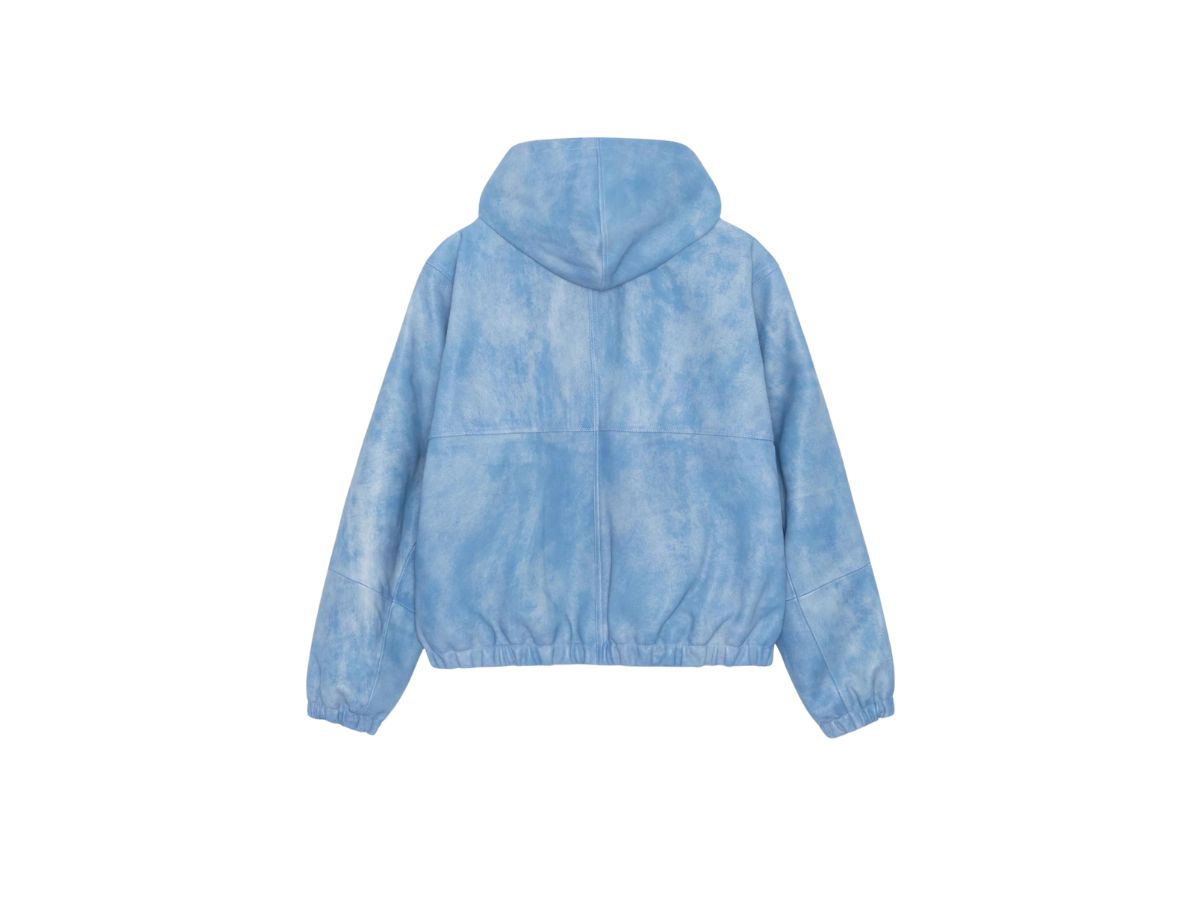 Buy Stussy Work Jacket Stonewash Leather Blue | SASOM