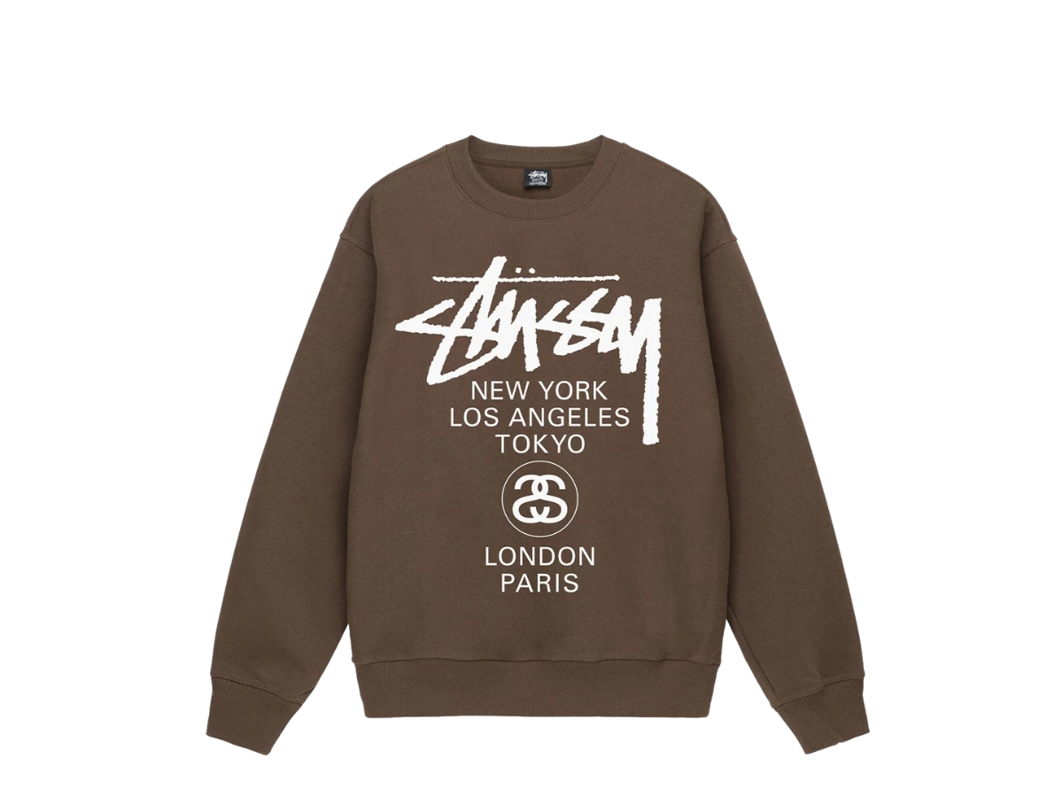 SASOM | apparel Stussy World Tour Crew Coffee Check the latest