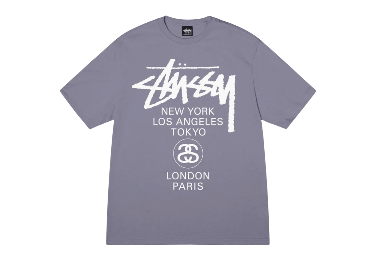 Stussy World Tour Tee Mauve