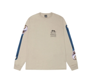ช้อป Stussy Peace & Prosperity Tee Khakiของแท้ที่ SASOM