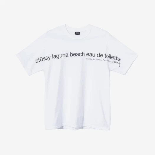 Buy Stussy x CDG Laguna Beach T-Shirt White | SASOM