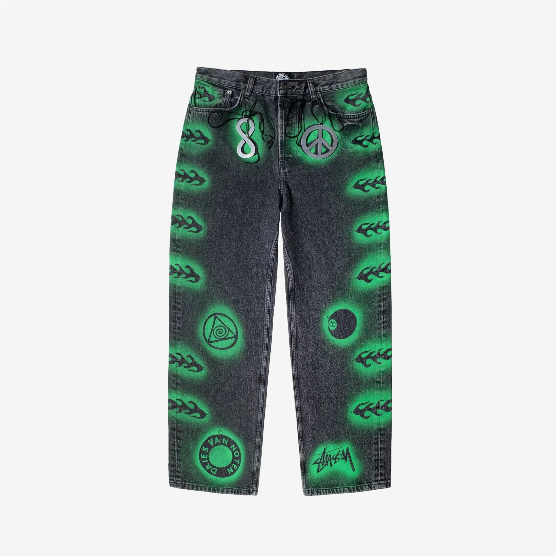 Stussy x Dries Van Noten Hand Stencilled