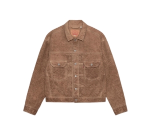 SASOM | apparel Stussy x Levi's Dyed Jacquard Trucker Jacket Brown