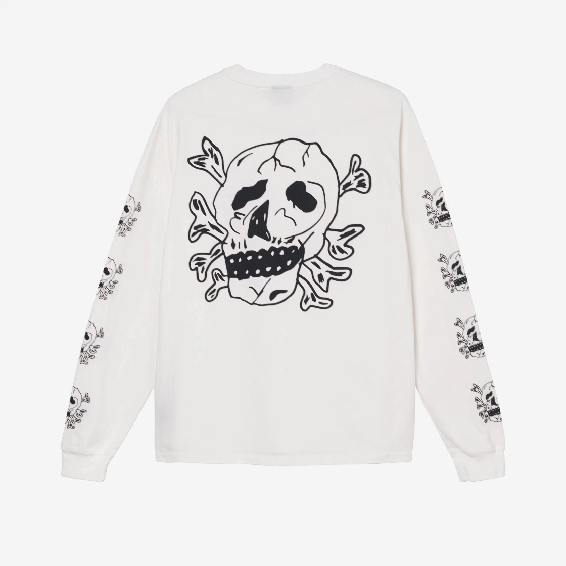 Buy Stussy x Our Legacy Skull LS T-Shirt Natural | SASOM