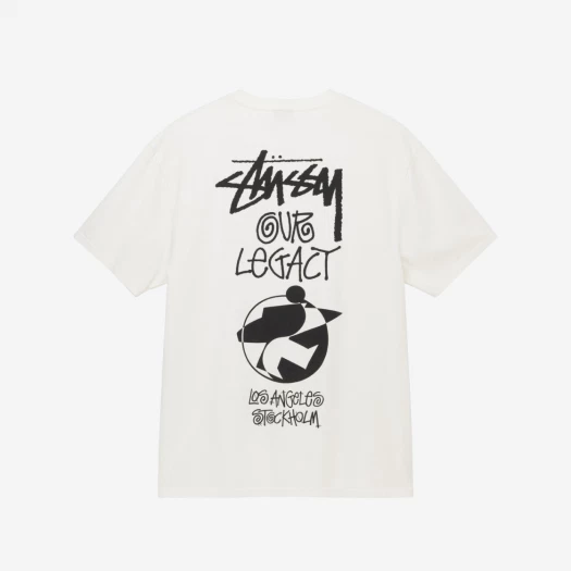 Stussy x Our Legacy Surfman 2 Pigment Dyed T-Shirt Natural
