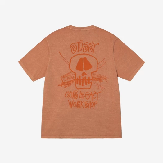 Stussy x Our Legacy Work Shop Surf Skull Pigment Dyed T