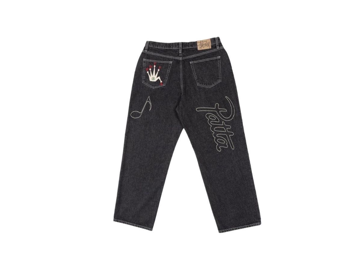Patta x Stussy Big Ol' Jean 新品未使用 W36 stupremeseyopreorder Stussy x Patta Big Ol' Jeans Black Size